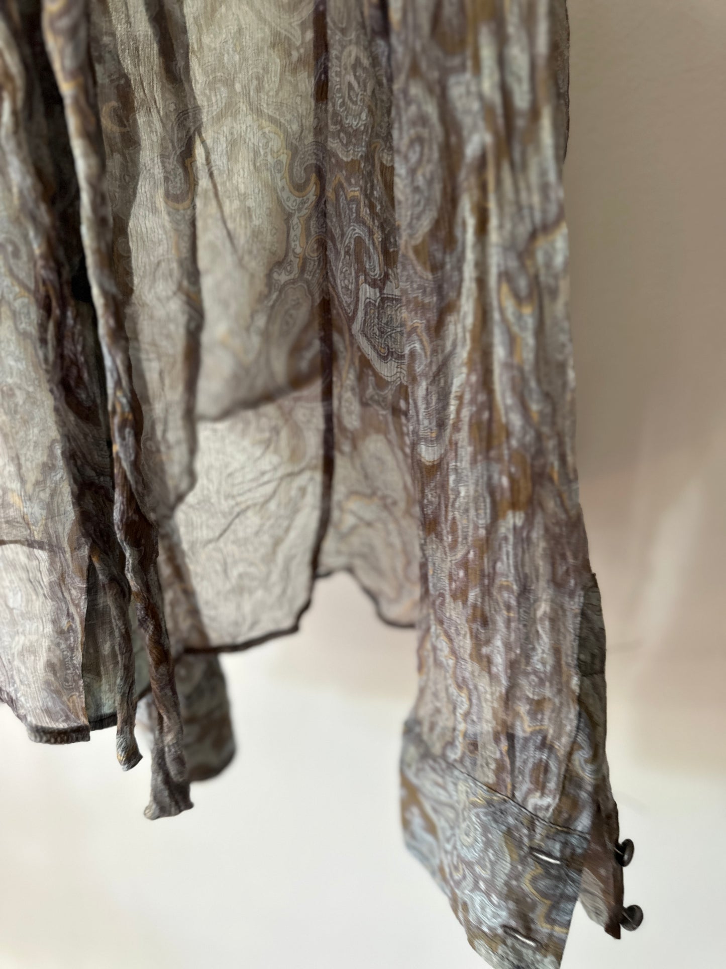 Perri Cutten sheer silk blouse