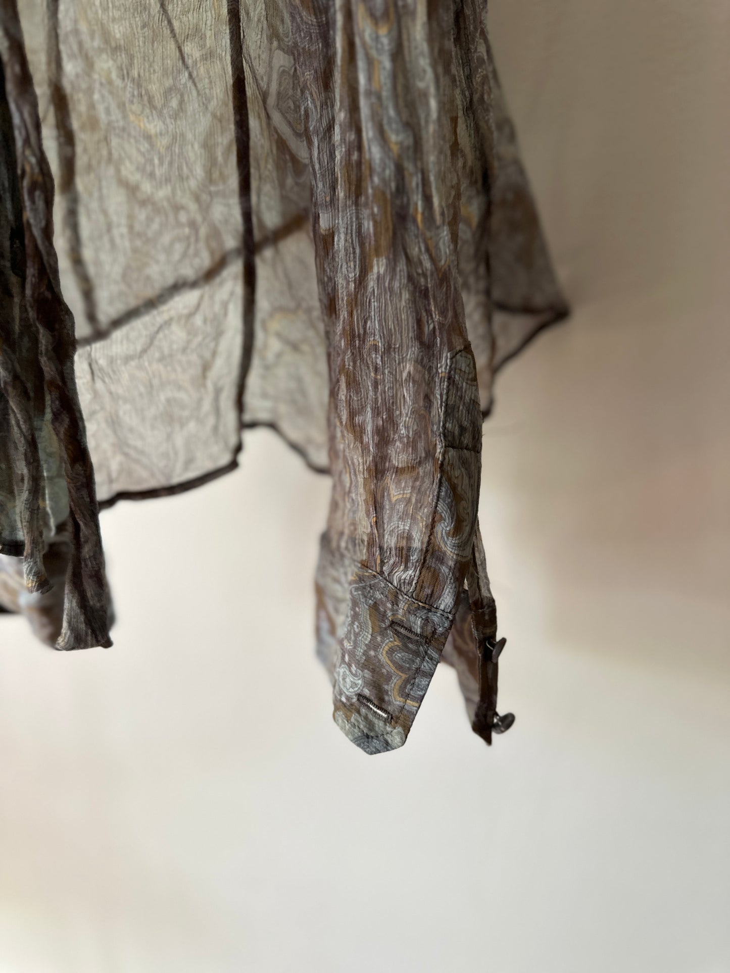 Perri Cutten sheer silk blouse