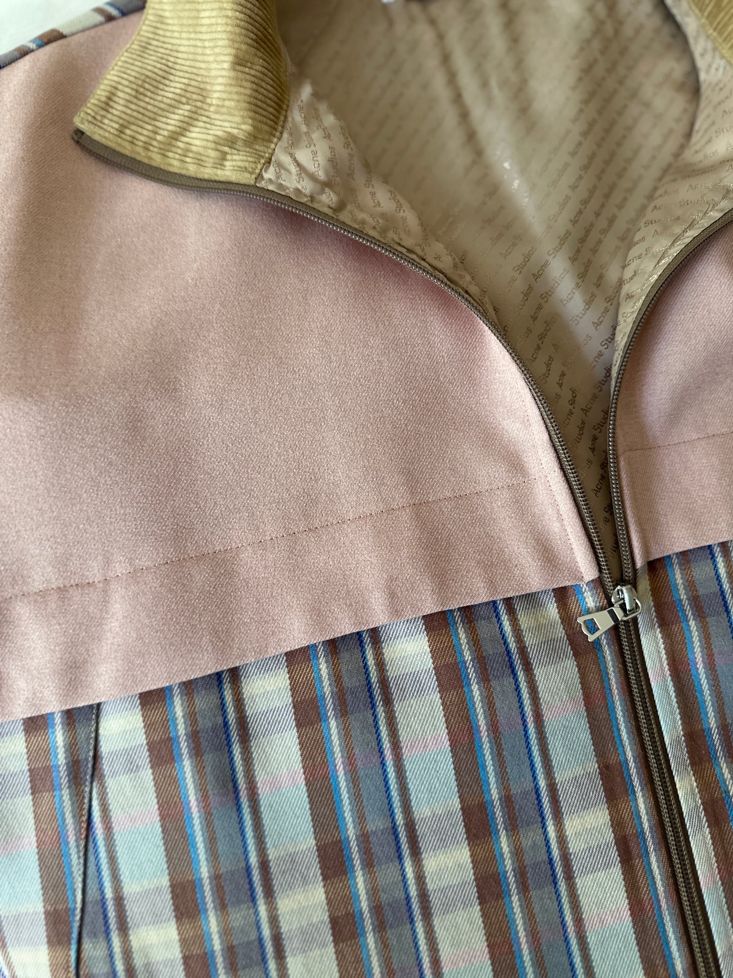 Acne Studios pink zip-up jacket