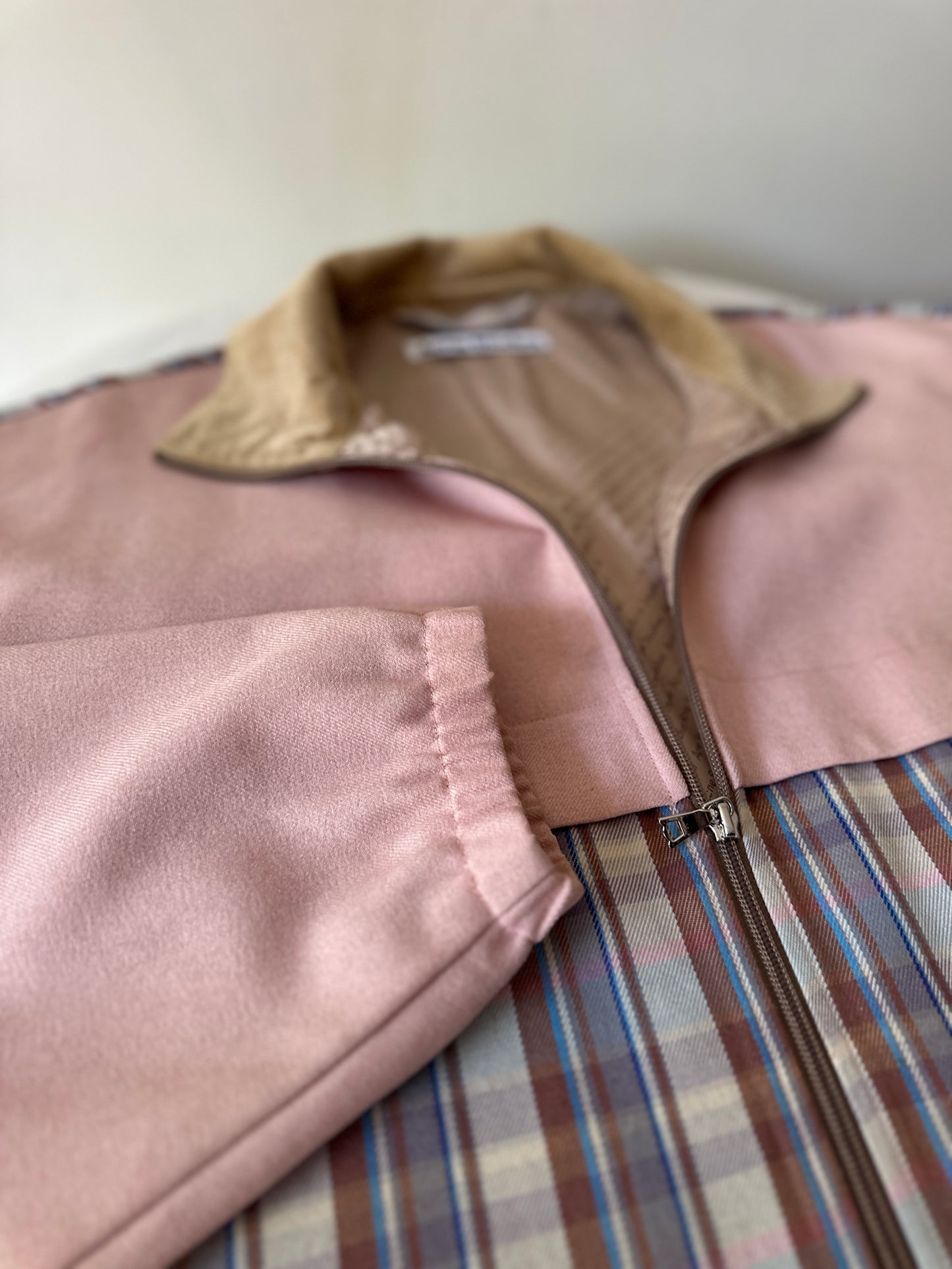 Acne Studios pink zip-up jacket