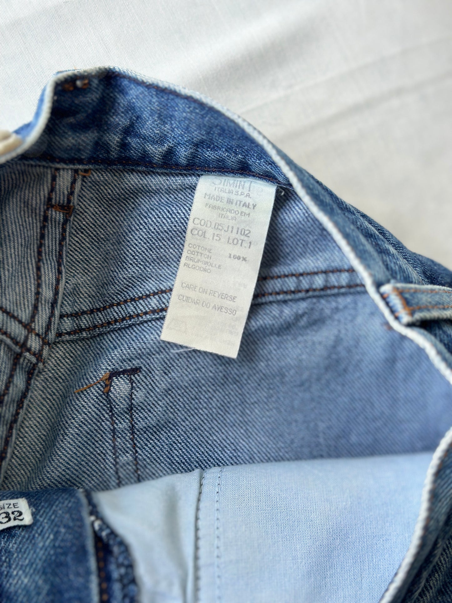 Armani light blue jeans