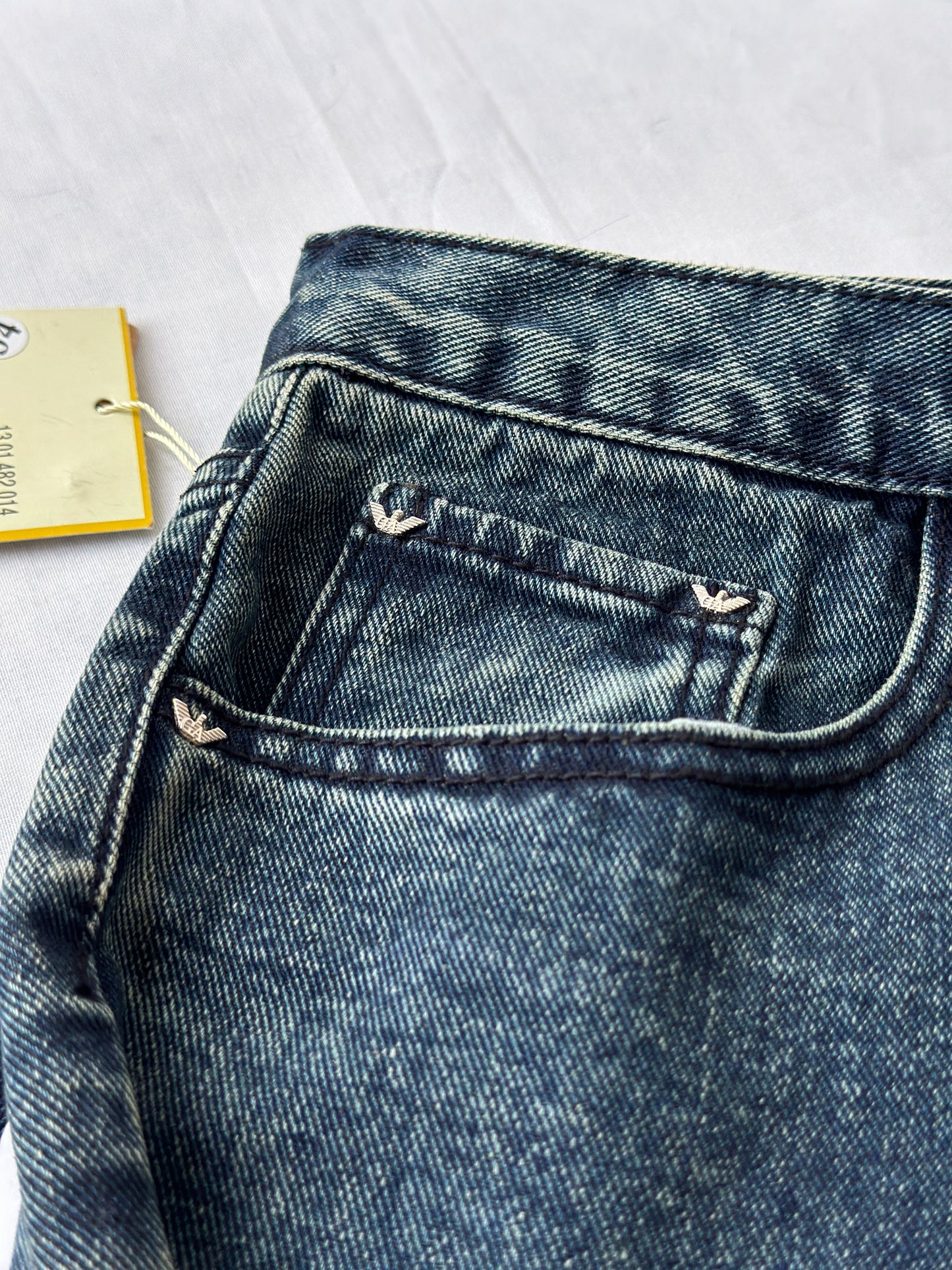 Armani deep blue jeans
