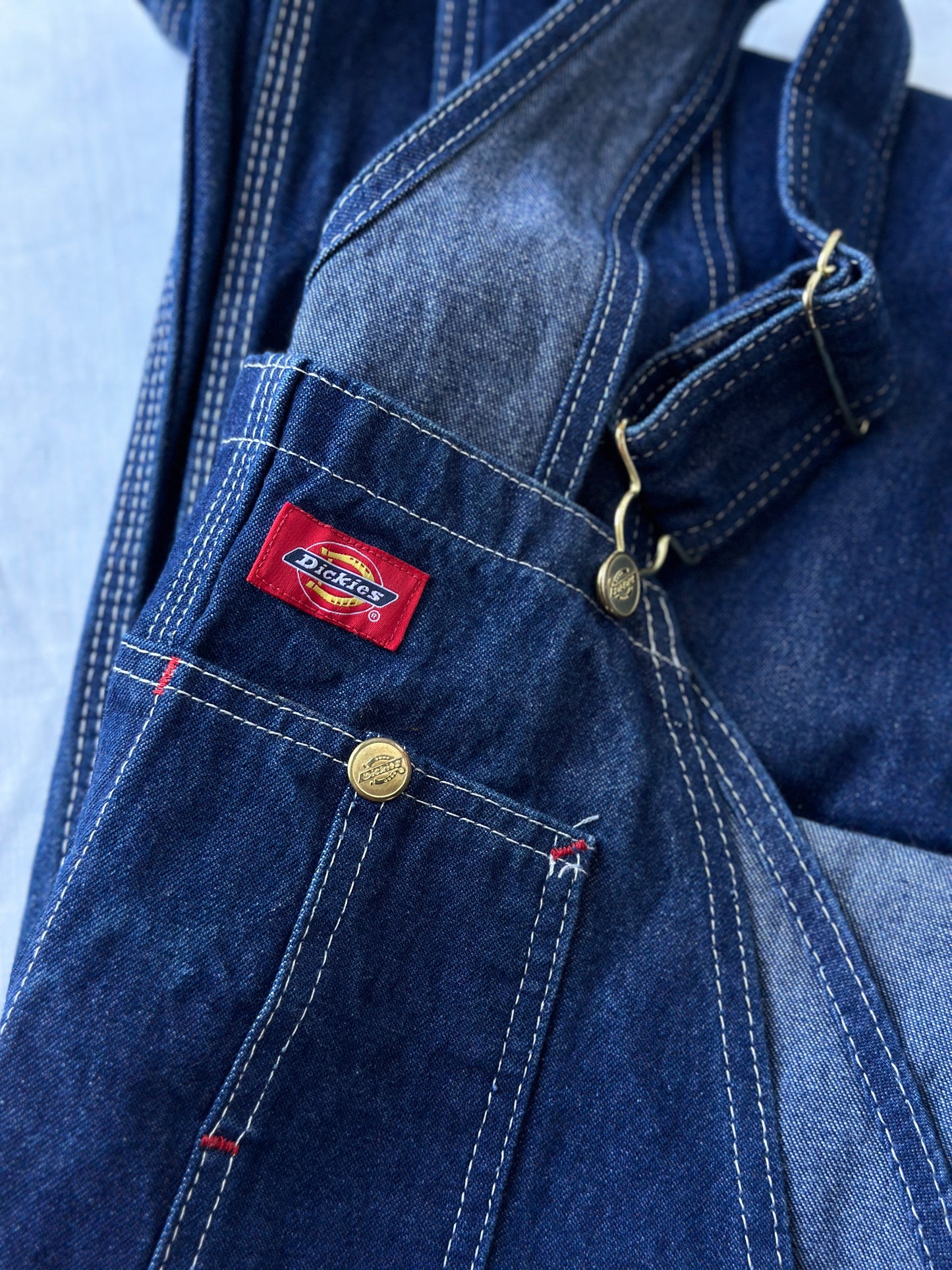 deep blue Dickies overalls