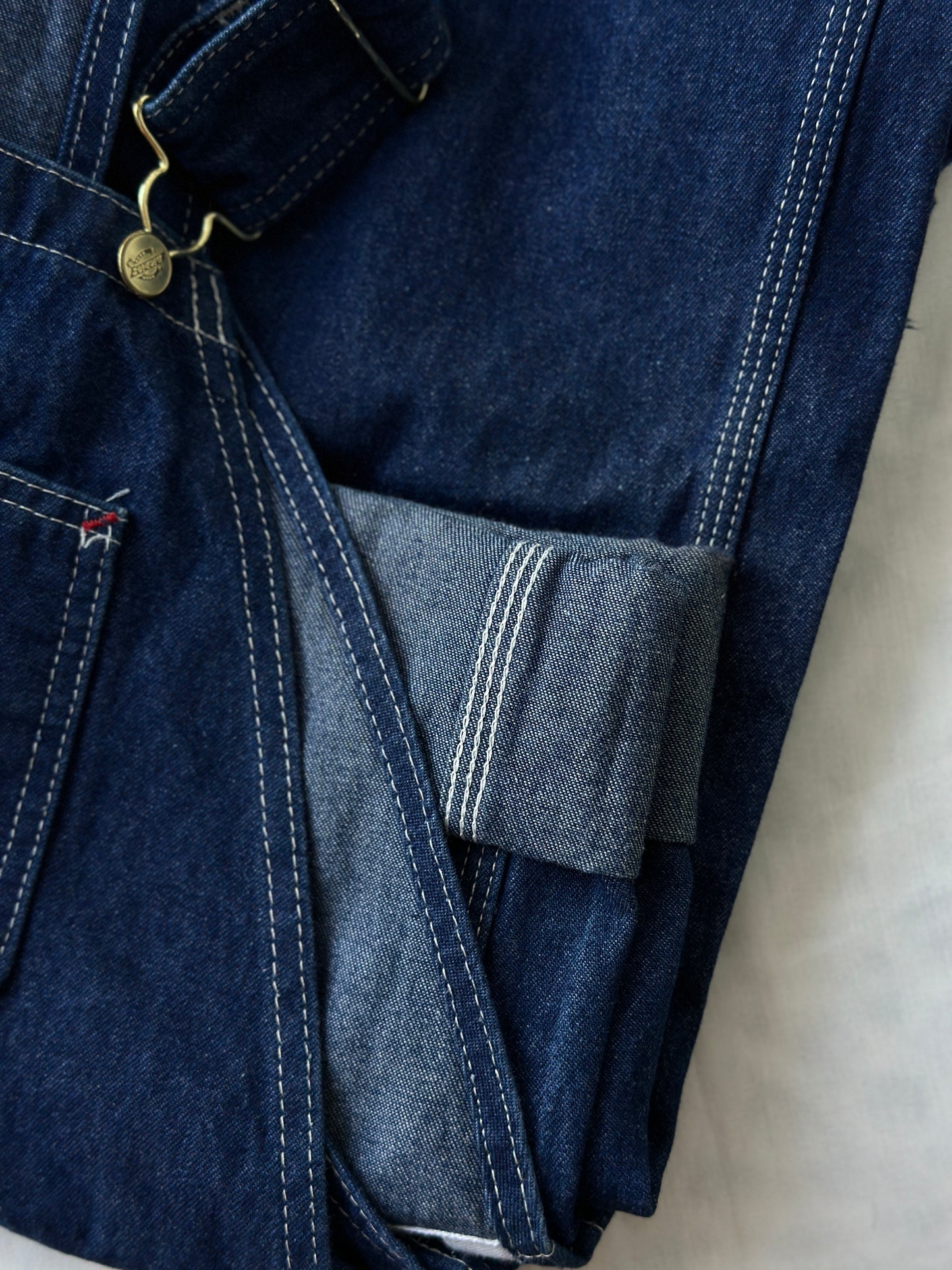 deep blue Dickies overalls