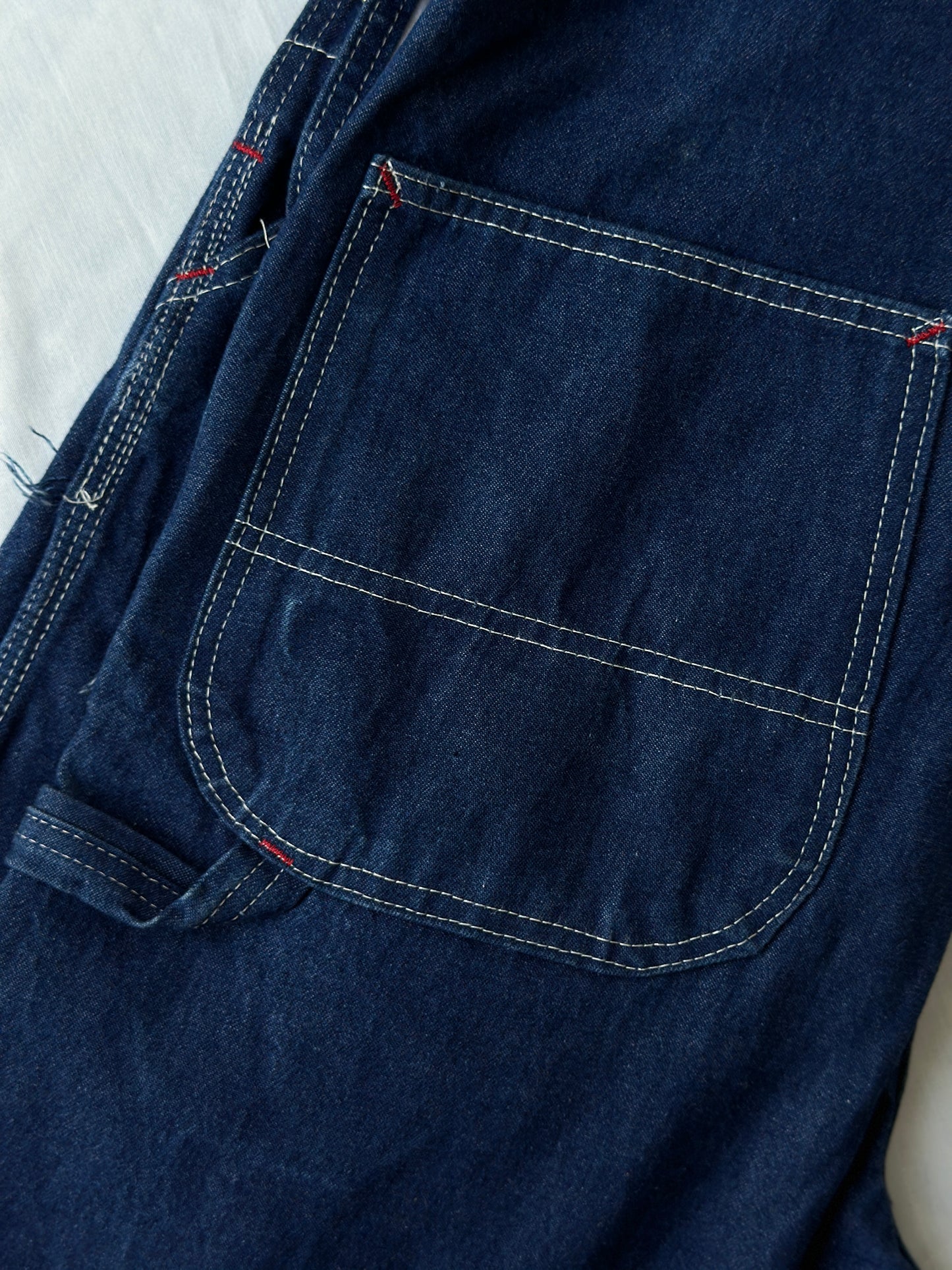 deep blue Dickies overalls