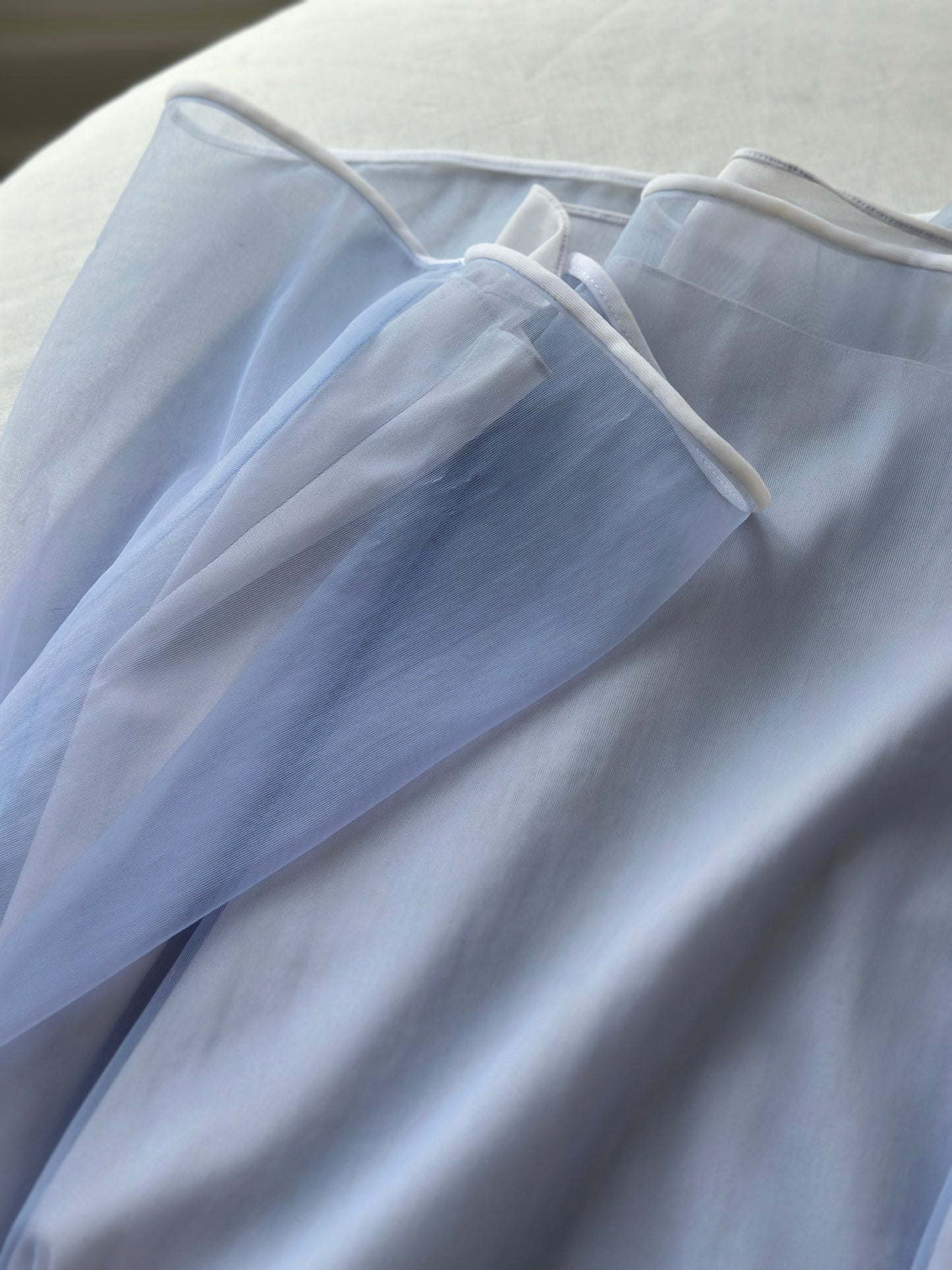 baby blue babydoll slip