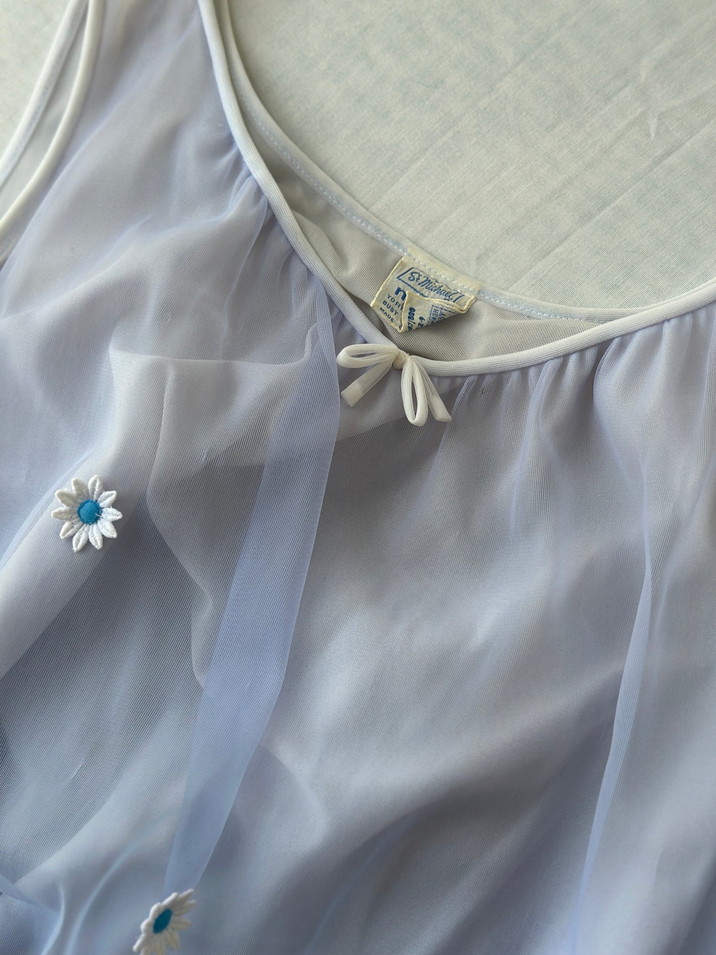 baby blue babydoll slip