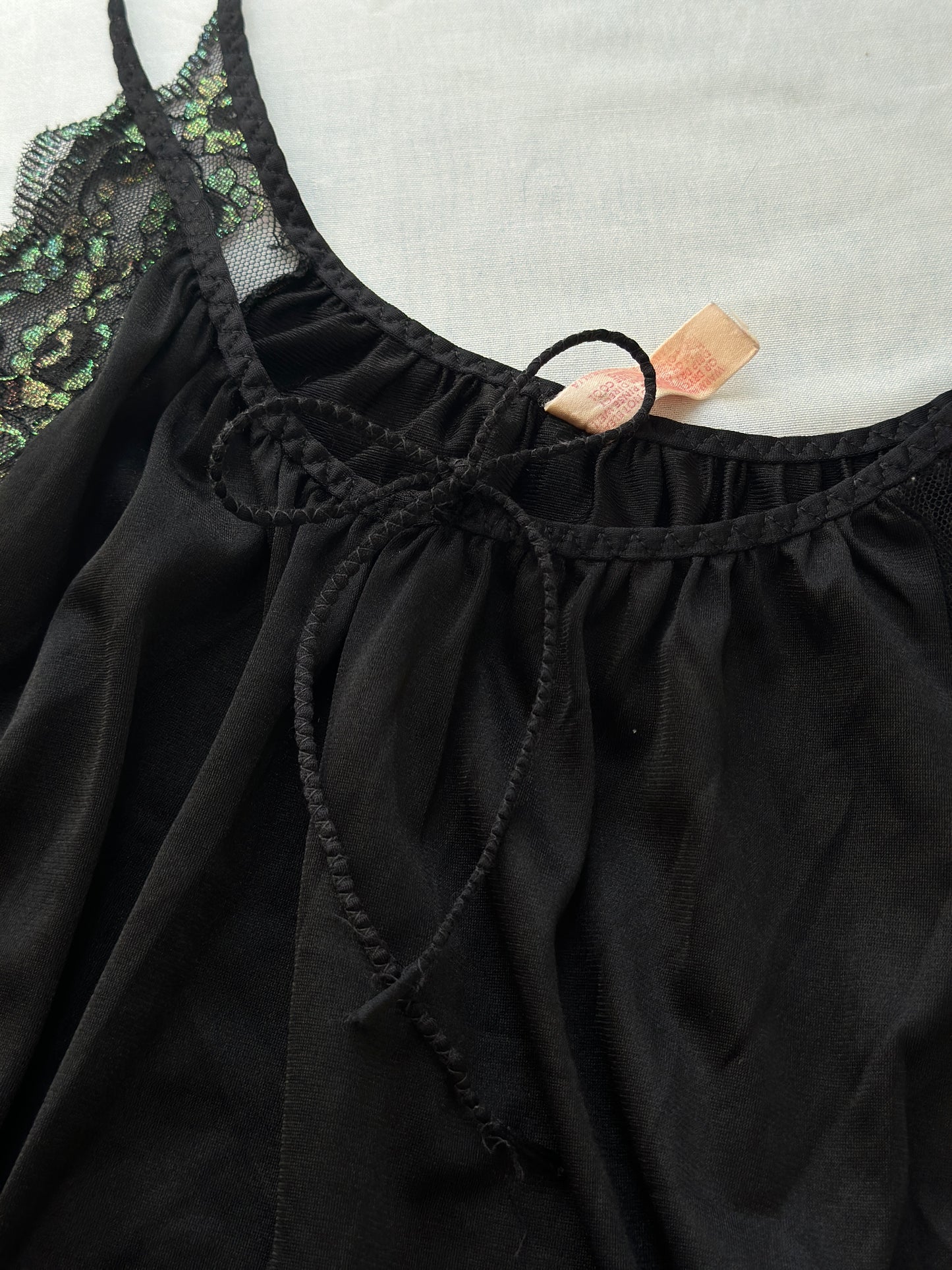 opaque lace blouse