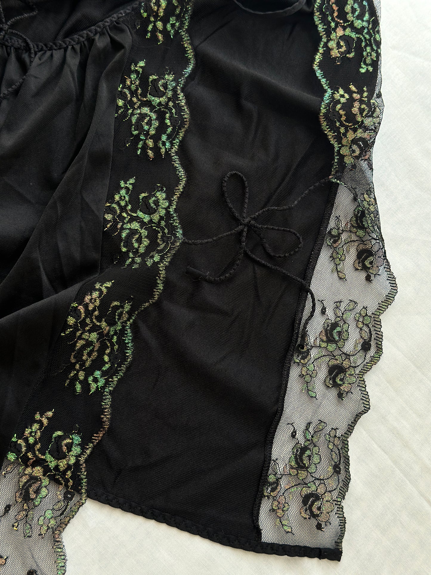 opaque lace blouse