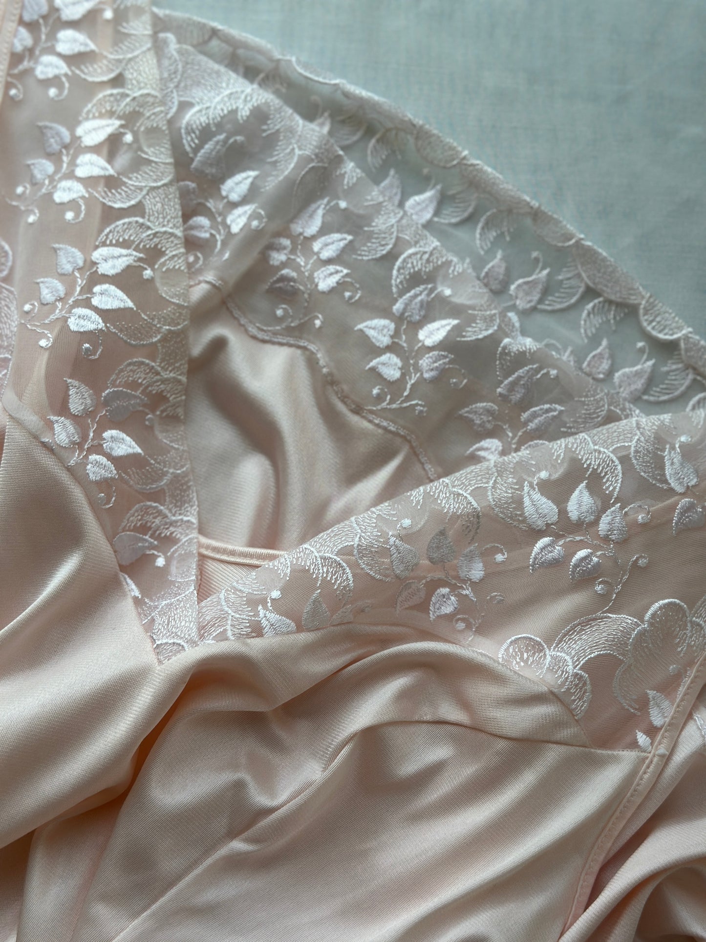 baby pink lace slip