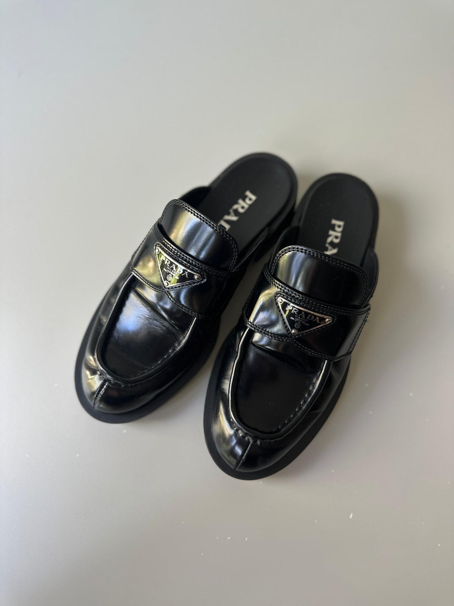Prada slide-on loafers