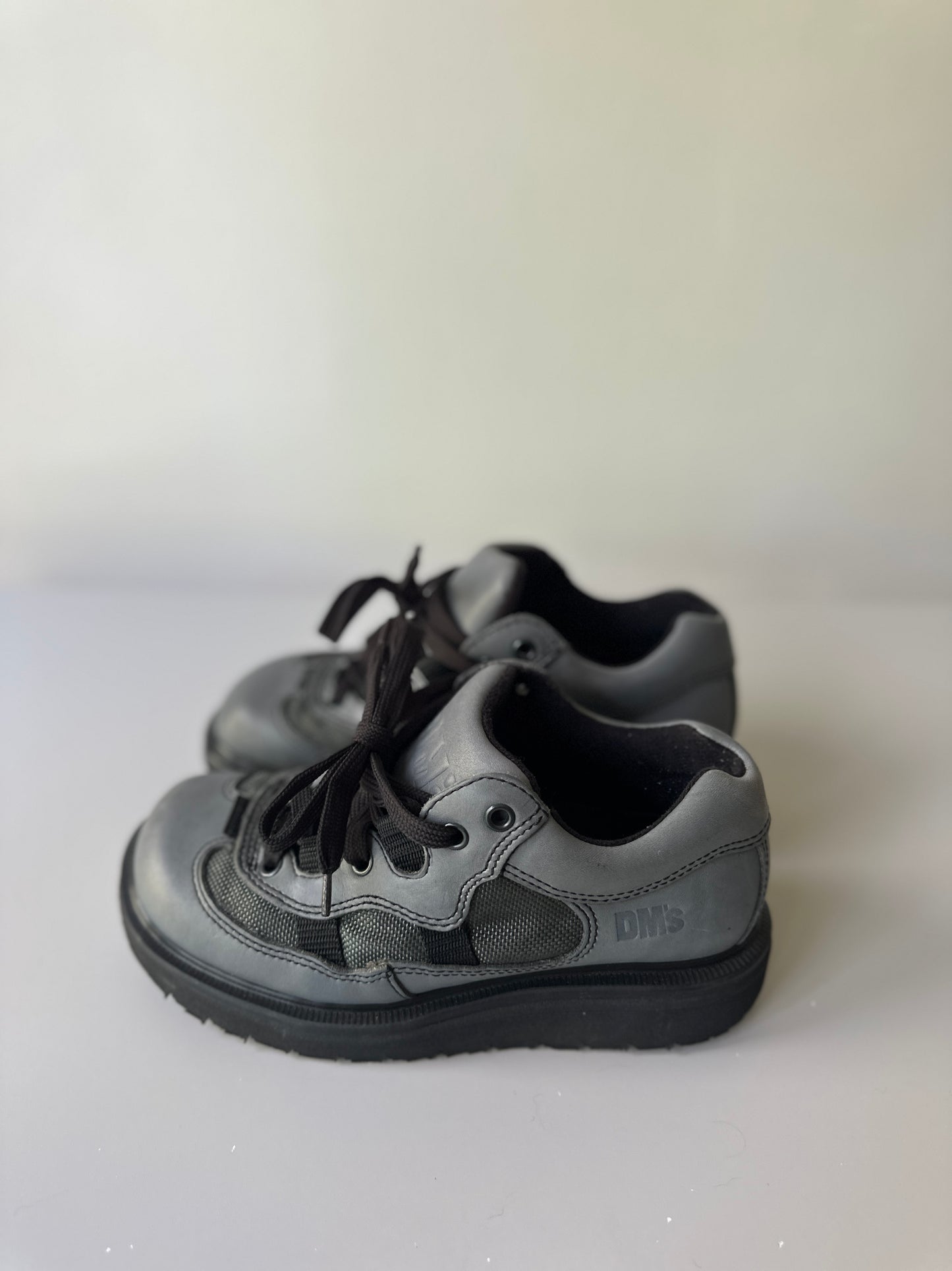 blue fawn saddle 1980s Dr. Marten trainer