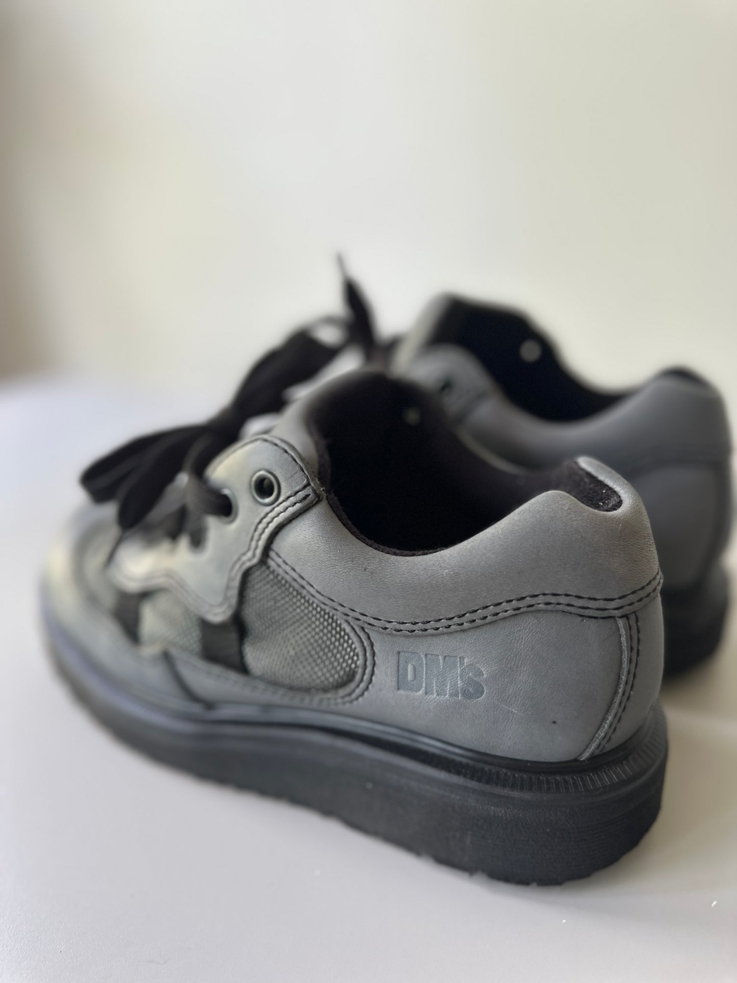 blue fawn saddle 1980s Dr. Marten trainer