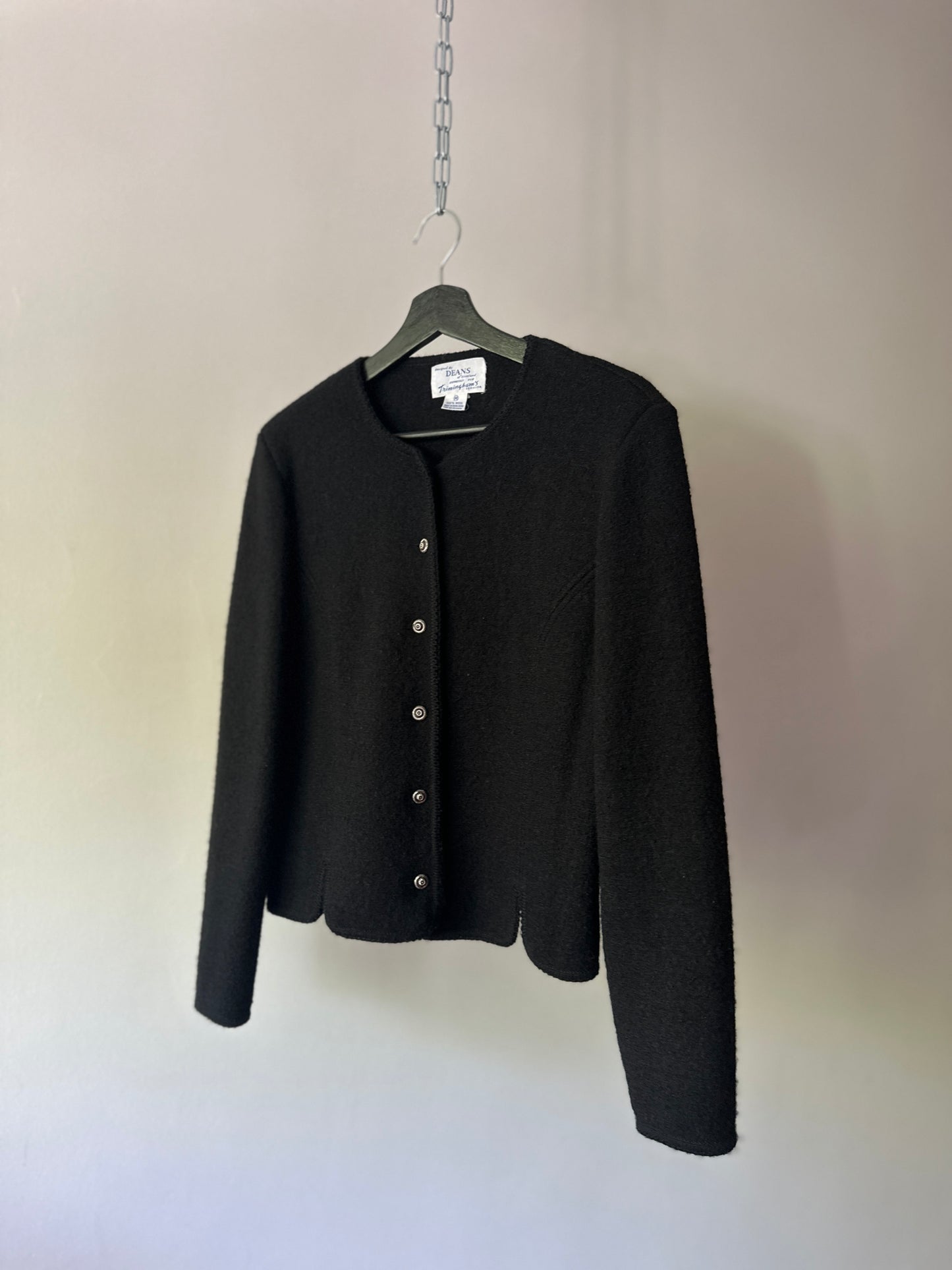 woollen British cardigan