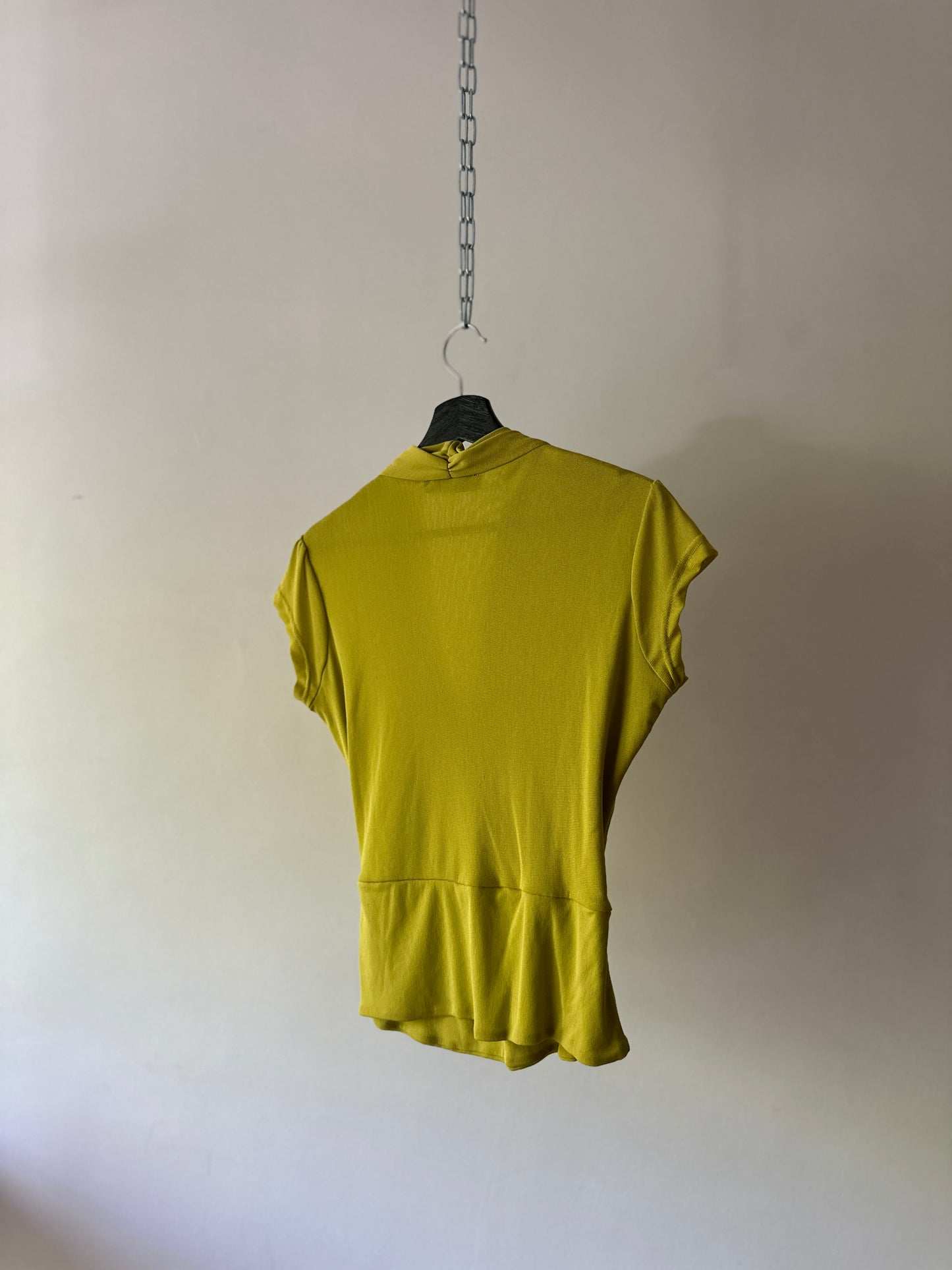 y2k green blouse