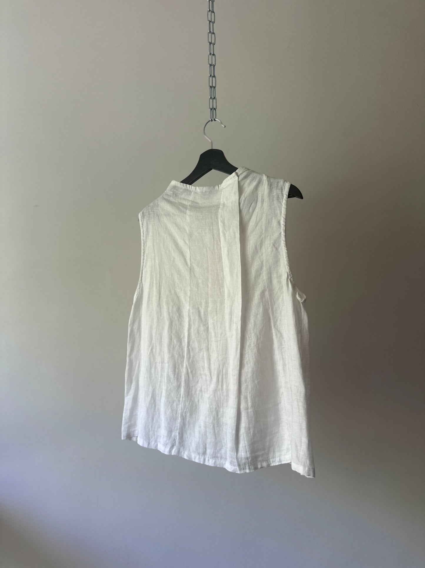 linen drawstring blouse