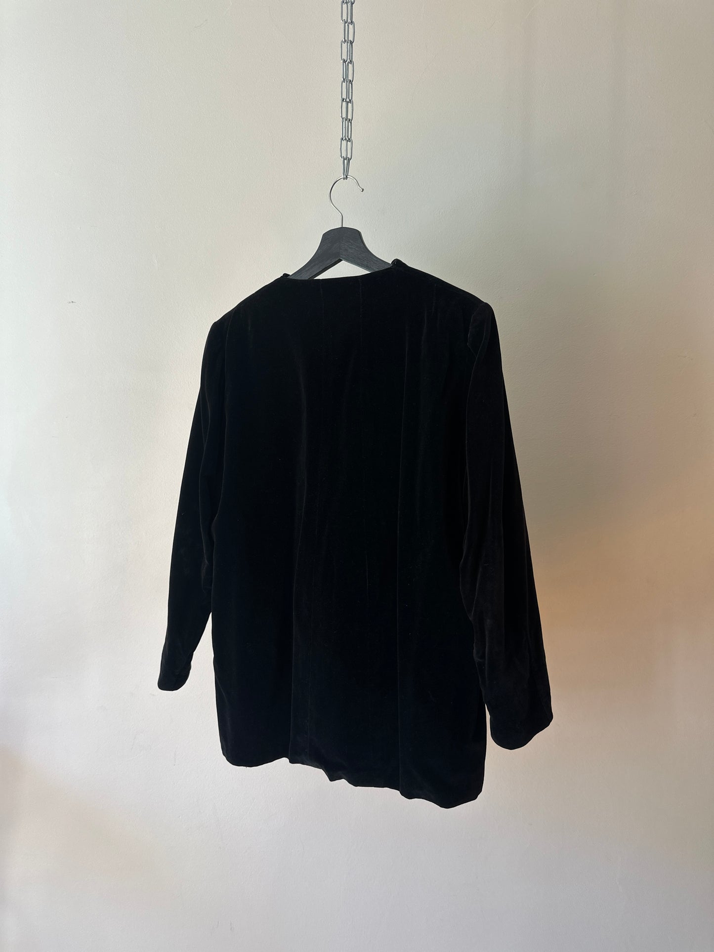 black velvet jacket