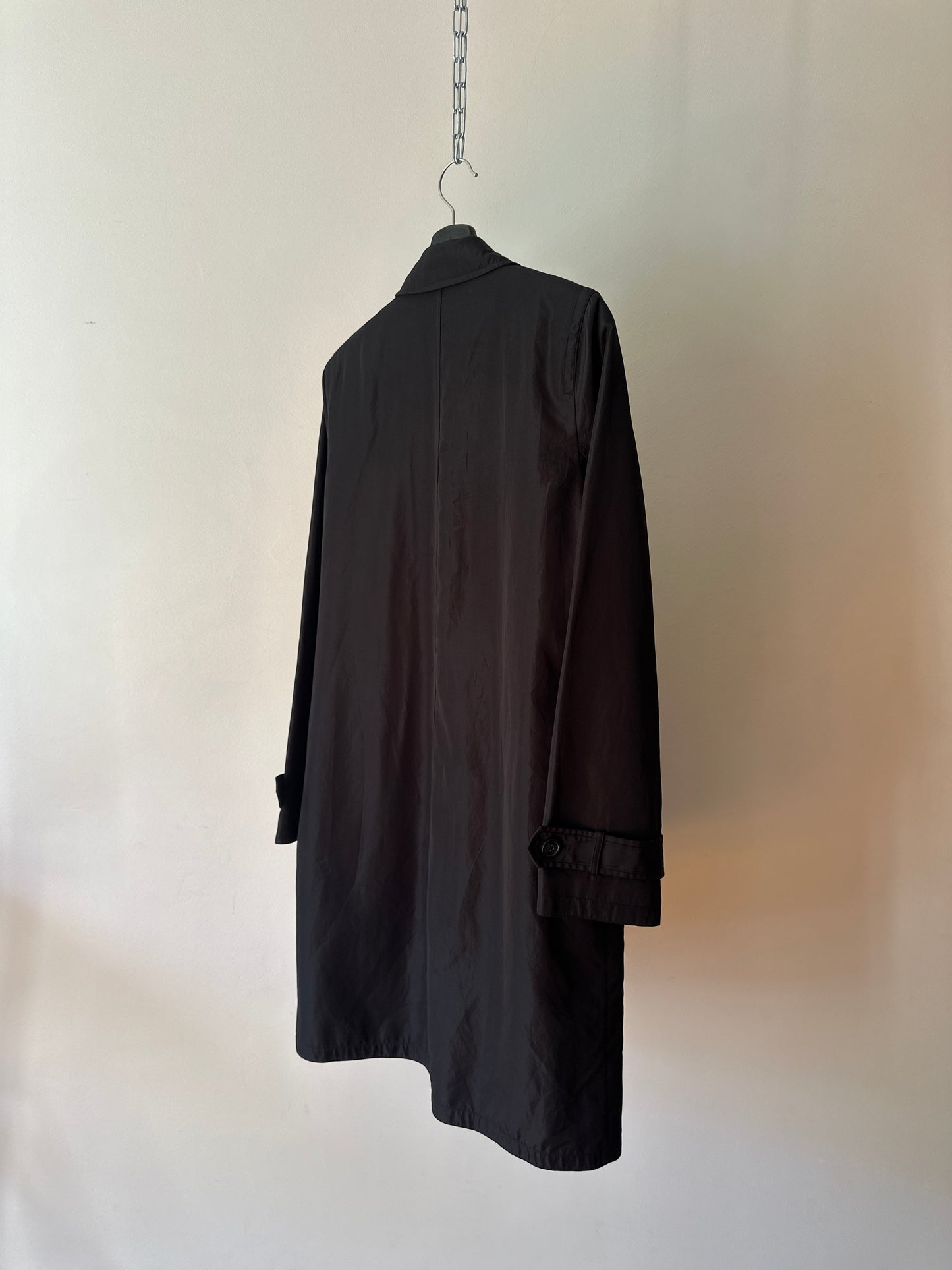black trench coat