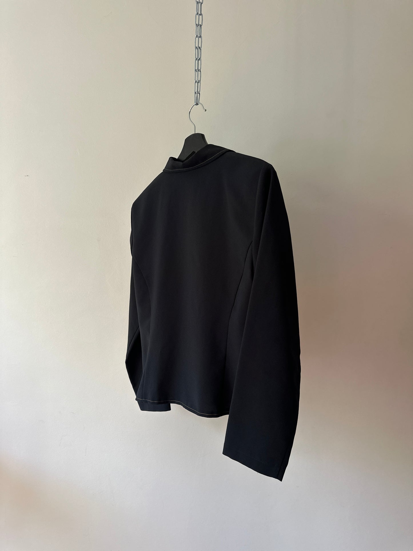 black suit jacket