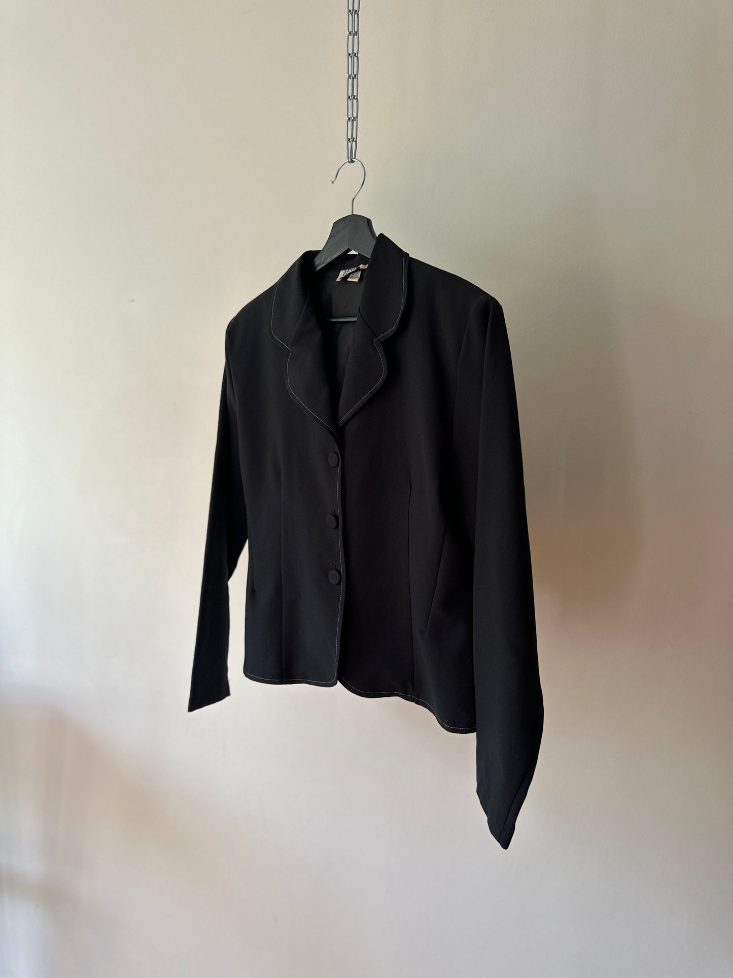 black suit jacket