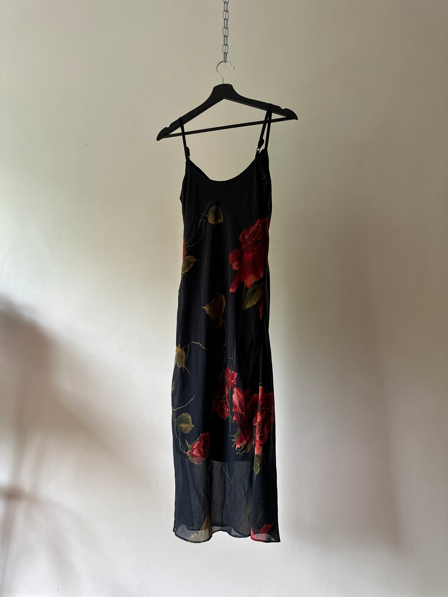rose pattern dress