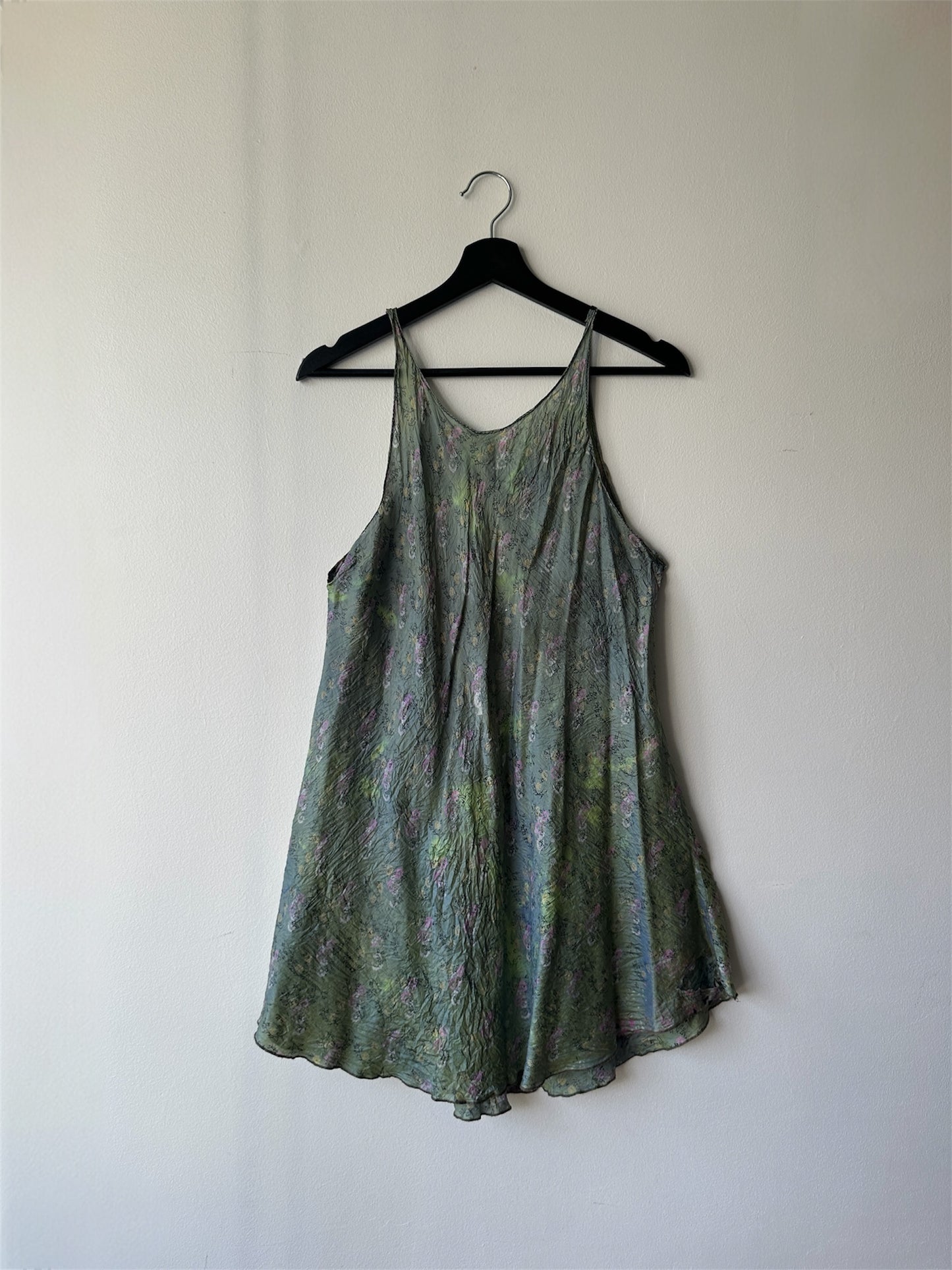flower silk slip