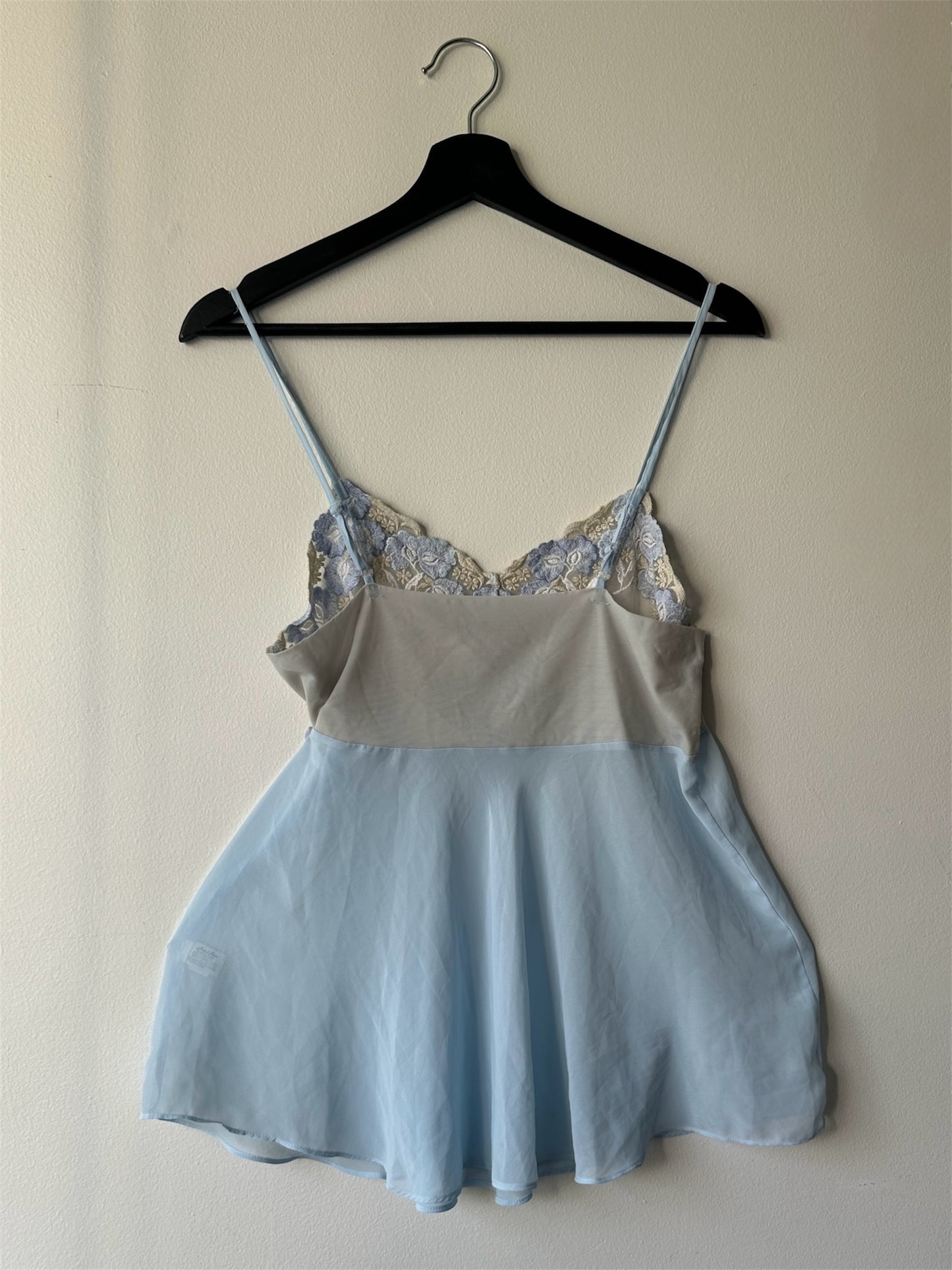baby blue lace blouse